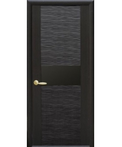 Межкомнатная дверь «Новый стиль» Аста Фортис De Luxe с черным стеклом