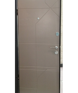 Дверь Входная модель М-2Дуб Грифель Горизонт (МДФ/МДФ)   ТМ Медведь